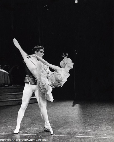 Lynda Meyer and a San Francisco Ballet dancer in Christensen's Nutcracker, 1971