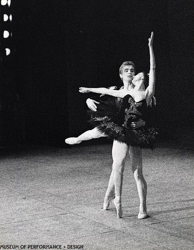 Margot Fonteyn and Rudolf Nureyev in the Black Swan Pas de Deux, 1964