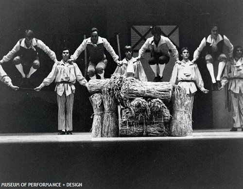 San Francisco Ballet dancers in Ashton's La Fille Mal Gardée, circa 1978