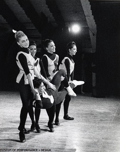 San Francisco Ballet dancers in a performance of Michael Smuin's Ebony Concerto, 1963