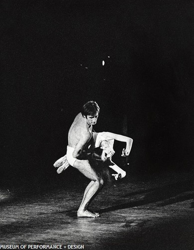 Roderick Drew and a San Francisco Ballet dancer in Carvajal's The Way, 1969