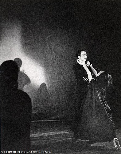 Jocelyn Vollmar, David Anderson, and dancers in Gladstein's Face of Death, 1965