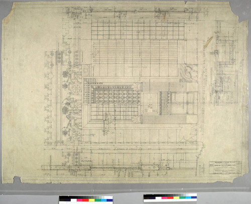 Manufacturing Plant for the Samson Tyre & Rubber Corp. Elevation showing entrance