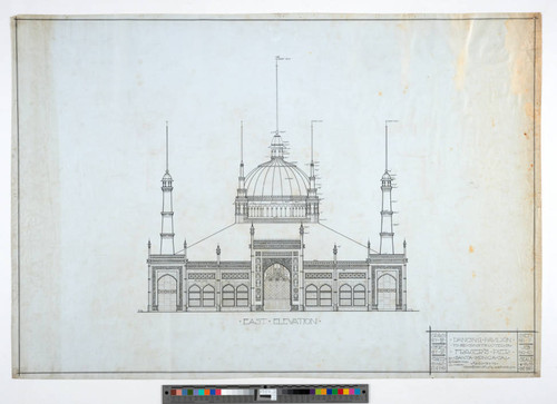 Dancing Pavilion to be Constructed on Fraser’s Pier, Santa Monica, Cal., East Elevation, 1910