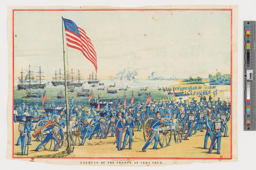 Landing of the troops at Vera Cruz