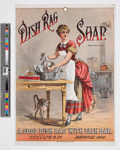 Dish rag soap