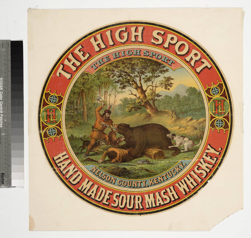 The high sport hand made sour mash whiskey