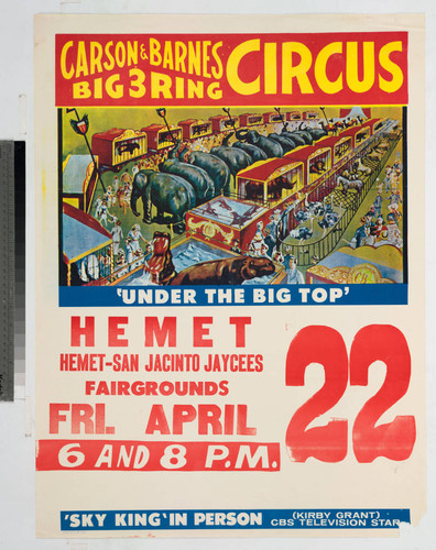 Carson & Barnes Big 3 Ring Circus : 'Under the Big Top