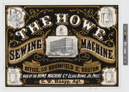 The Howe sewing machine