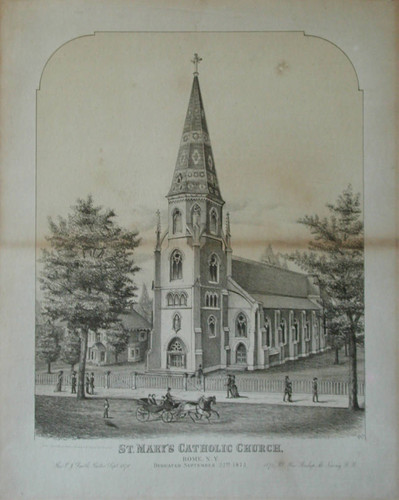 St. Mary's Catholic Church, : Rome, N.Y. dedicated September 22nd,, 1872