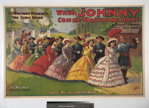 F.C. Whitney presents the comic opera : when Johnny comes marching home