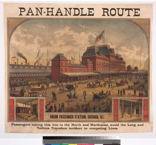 Pan-Handle route : Union Passenger Station, Chicago, Ill