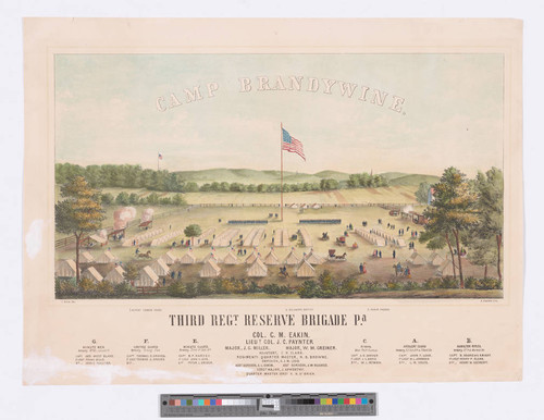 Camp Brandywine. : Third Regt. Reserve Brigade Pa