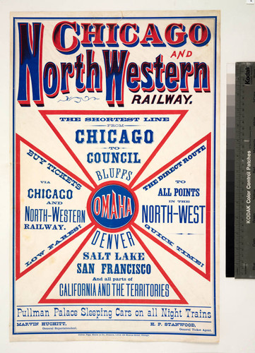 Chicago and North Western Railway. : The shortest line from Chicago to Council Bluffs Omaha