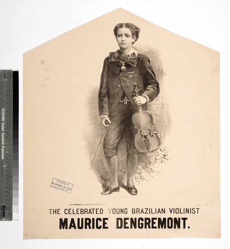 The celebrated young Brazilian violinist Maurice Dengremont