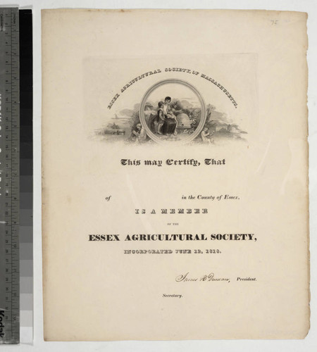 Essex Agricultural Society, of Massachusetts