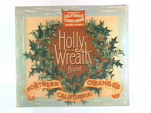 Holly Wreath Brand