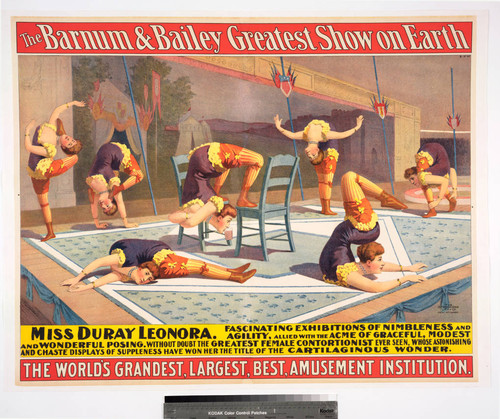 Barnum & Bailey greatest show on Earth : Miss Duray Leonora