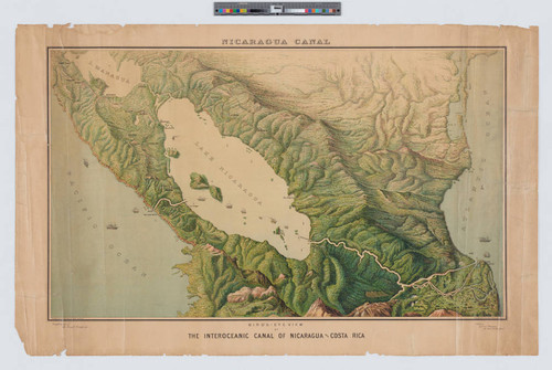 Nicaragua Canal : bird's-eye view of the interoceanic canal of Nicaragua and Costa Rica