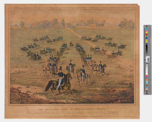 The artillery corps of Philadelphia Greys