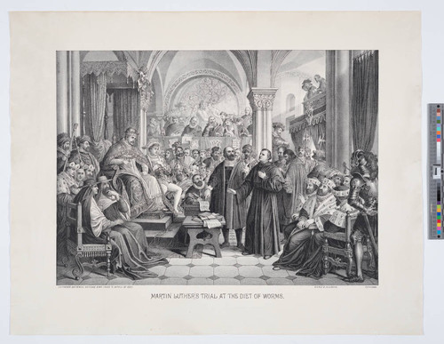 Martin Luther's trial at the Diet of Worms