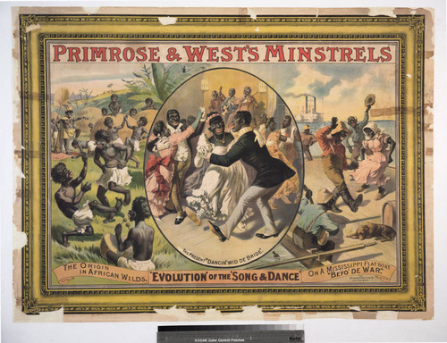 Primrose & West's Minstrels : 'evolution' of the 'song & dance