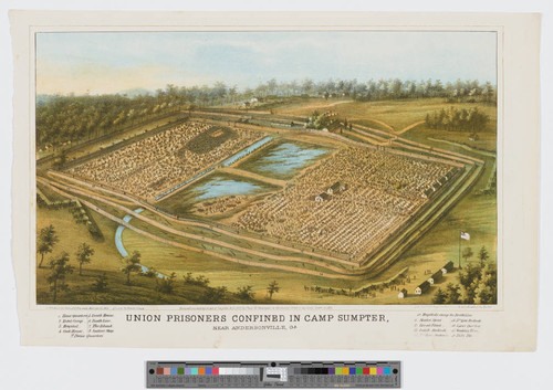 Union prisoners confined in Camp Sumpter, near Andersonviile, GA