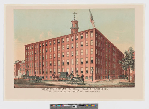 Cornelius & Baker, 181 Cherry Street Philadelphia : manufacturers of lamps gas fixtures &c