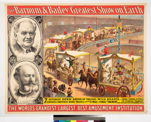 The Barnum & Bailey greatest show on earth : the world's grandest, largest, best, amusement institution