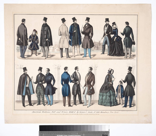 American fashions, fall and winter, 1846-7 by Genio C. Scott, No. 146 Broadway, New-York