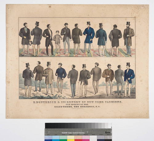 E. Butterick & Co.s. report of New York fashions. for spring of 1868. Sales-rooms, 589 Broadway, N.Y