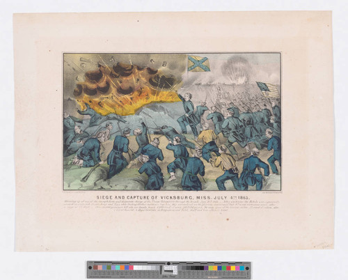 Siege and capture of Vicksburg, Miss. July 4th 1863