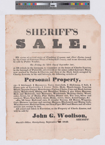 Sheriff's sale