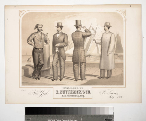 New York fashions, July 1876. Published by E. Butterick & Co. 555 Broadway, N.Y