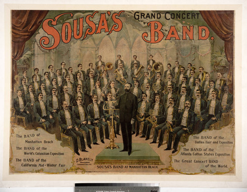 Sousa's grand concert band : Sousa's band at Manhattan Beach