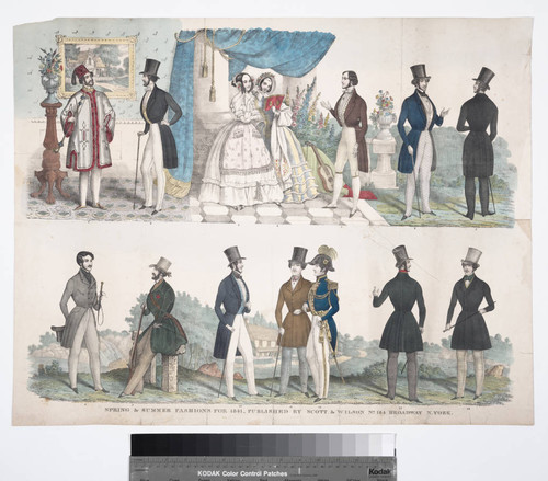 Spring & summer fashions for 1841, published by Scott & Wilson No. 164 Broadway N. York