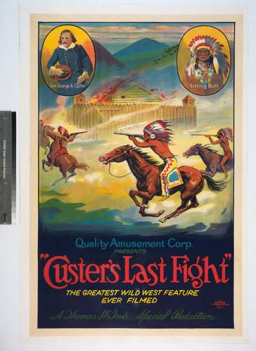 Quality Amusement Corp. presents "Custer's last fight" the greatest wild west feature ever filmed