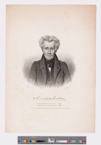 Andrew Jackson from the original picture painted for C.G. Childs