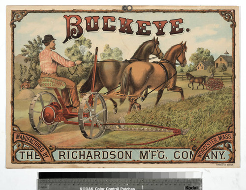 Buckeye. Manufactured by the Richardson M'f'g. Company. Worcester, Mass