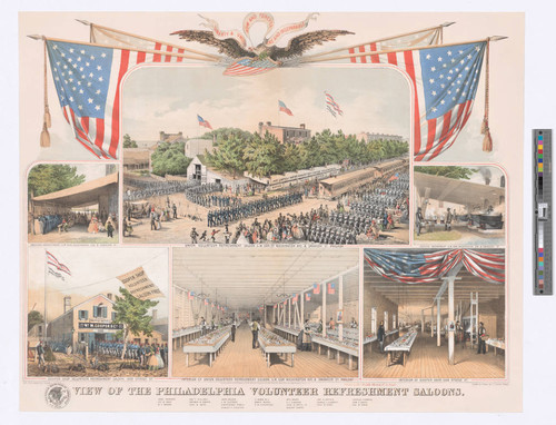 View of the Philadelphia Volunteer Refreshment Saloons