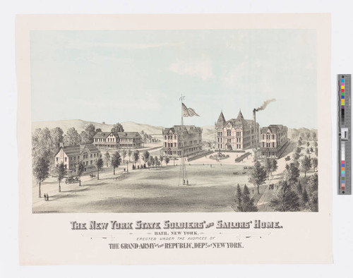 The New York State Soldiers' and Sailors' home. : Bath, New York