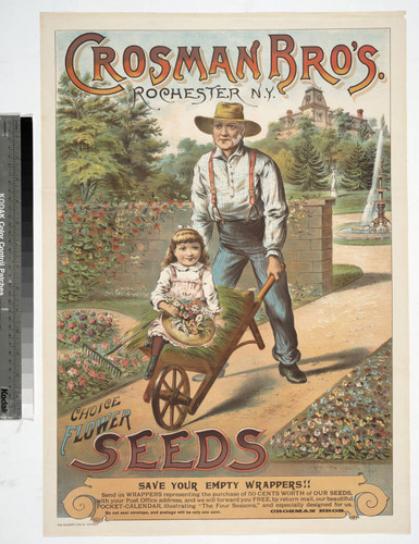 Crosman Bro’s. Rochester N.Y. Choice flower seeds