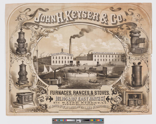 John H. Keyser & Co. furnaces, ranges, & stoves