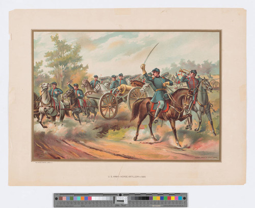 U.S. Army---horse artillery---1865