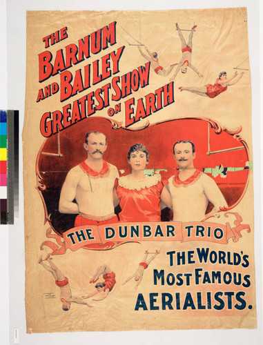 The Barnum & Bailey greatest show on Earth : the Dunbar Trio the world’s most famous aerialists