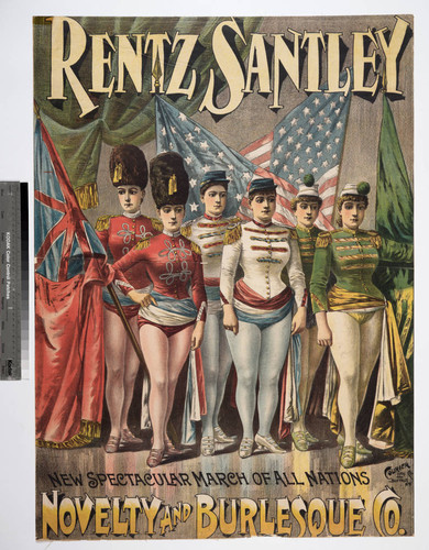 Rentz Santley Novelty and Burlesque Co. : New spectacular march of all nations