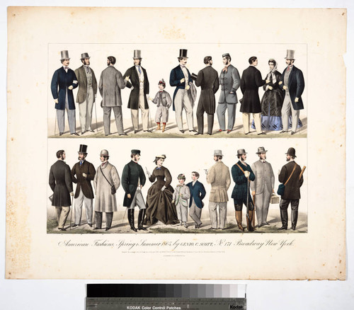 American fashions, spring and summer 1865, by Genio, C. Scott, No. 171 Broadway New York