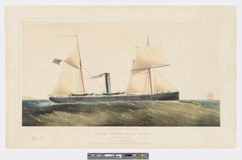 The United States screw sloop Nyack