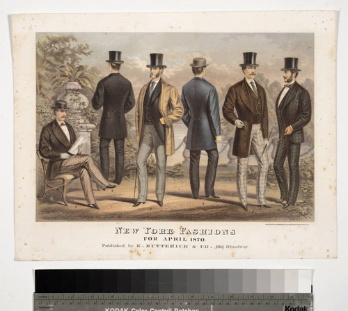 New York fashions for April 1870. Published by E. Butterick & Co. 589 Broadway