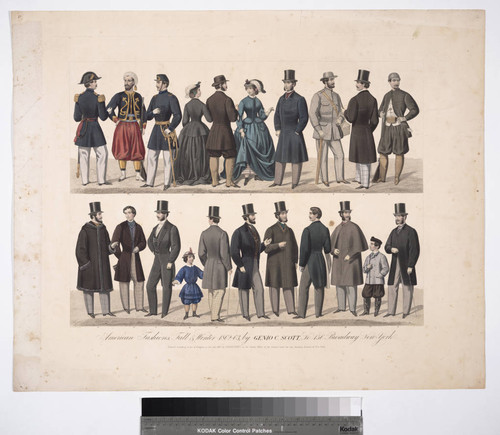 American fashions, fall & winter 1862-63, by Genio C. Scott, No 156 Broadway New-York